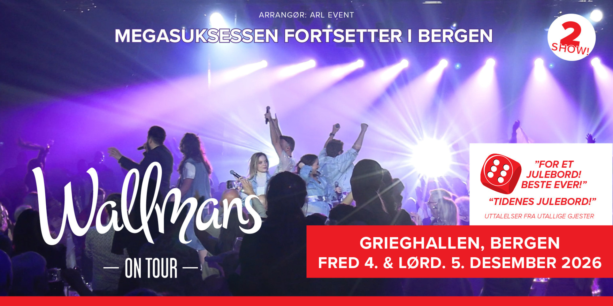 Wallmans On Tour 2026 Dinnershow