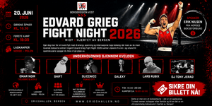 Edvard Grieg Fight Night 2026