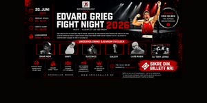 Edvard Grieg Fight Night 2026