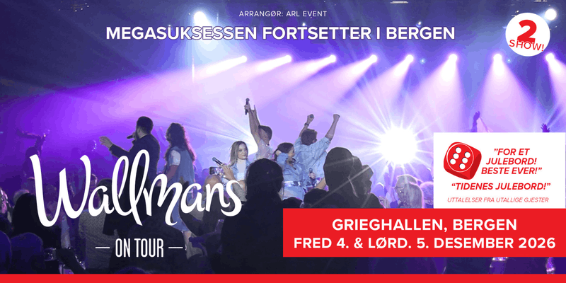 Wallmans On Tour 2026 Dinnershow